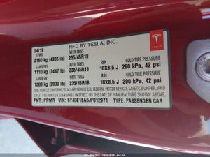 2018 TESLA MODEL 3 LONG RANGE/MID RANGE