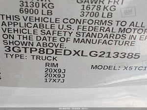 2020 GMC SIERRA 1500 2WD  SHORT BOX SLT