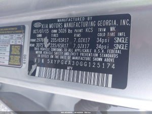 2016 KIA SORENTO 2.4L L