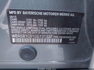 2016 BMW 535I