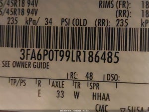 2020 FORD FUSION SE