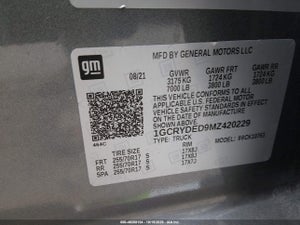 2021 CHEVROLET SILVERADO 1500 4WD  STANDARD BED LT