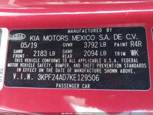 2019 KIA FORTE LXS
