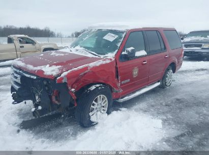 2008 FORD EXPEDITION XLT Red  Gasoline 1FMFU165X8LA62096 photo #3