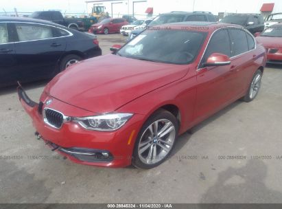 2017 BMW 330I XDRIVE Red  Gasoline WBA8D9G53HNU60889 photo #3