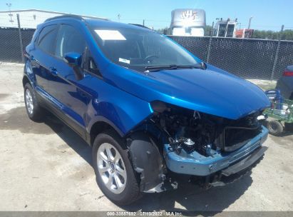 2021 FORD ECOSPORT SE Blue  Gasoline MAJ6S3GL3MC410615 photo #1