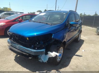 2021 FORD ECOSPORT SE Blue  Gasoline MAJ6S3GL3MC410615 photo #3