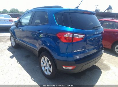 2021 FORD ECOSPORT SE Blue  Gasoline MAJ6S3GL3MC410615 photo #4