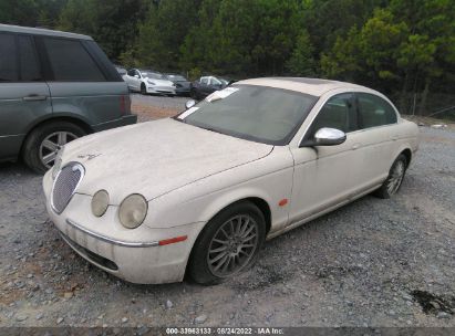 2007 JAGUAR S-TYPE 3.0 V6 White  Gasoline SAJWA01A07FN77067 photo #3