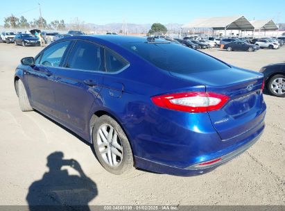 2013 FORD FUSION SE Blue  Gasoline 3FA6P0H73DR344358 photo #4