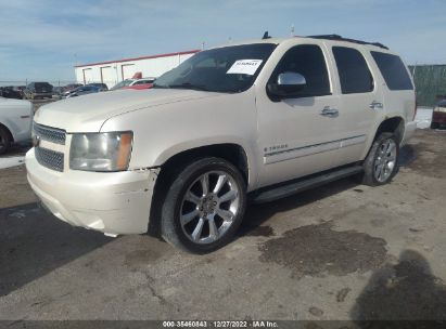 2009 CHEVROLET TAHOE LTZ White  Flexible Fuel 1GNFK33009R172823 photo #3