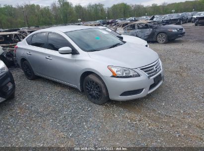 2015 NISSAN SENTRA S Silver  Gasoline 3N1AB7AP9FY366186 photo #1