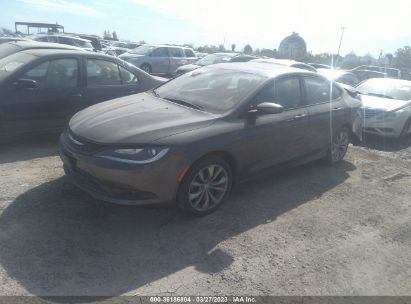 2016 CHRYSLER 200 S Gray  Flexible Fuel 1C3CCCBG6GN114912 photo #3