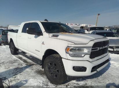 2019 RAM 3500 BIG HORN  4X4 6'4" BOX White  Diesel 3C63R3LL1KG614507 photo #1