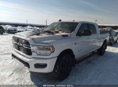 2019 RAM 3500 BIG HORN  4X4 6'4" BOX White  Diesel 3C63R3LL1KG614507 photo #3