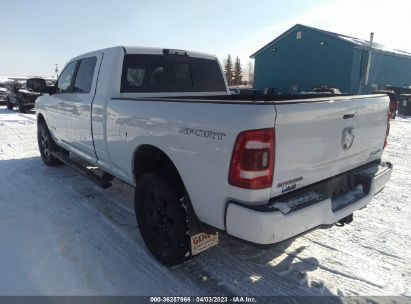 2019 RAM 3500 BIG HORN  4X4 6'4" BOX White  Diesel 3C63R3LL1KG614507 photo #4