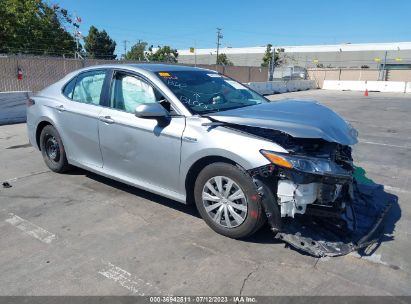 2021 TOYOTA CAMRY LE HYBRID Silver  Hybrid 4T1C31AK8MU561986 photo #1