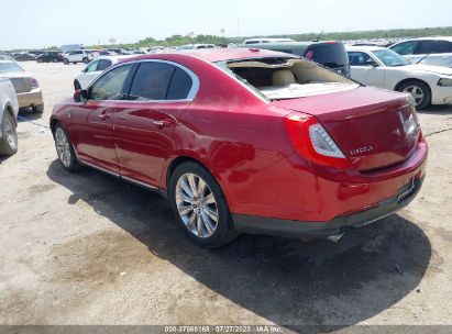 2014 LINCOLN MKS ECOBOOST Red  Gasoline 1LNHL9FT0EG608059 photo #4