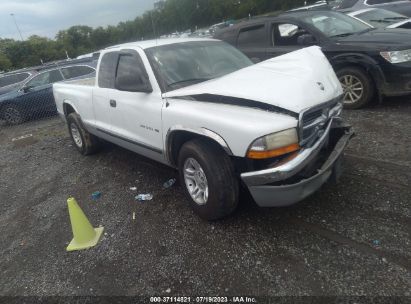 2001 DODGE DAKOTA SLT/SPORT White  Gasoline 1B7GL22X11S278567 photo #1