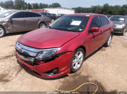 2012 FORD FUSION SE Red  Gasoline 3FAHP0HA6CR392570 photo #3