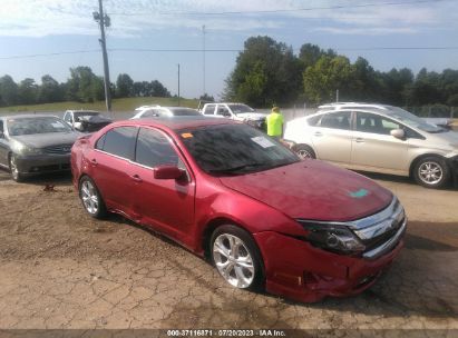 2012 FORD FUSION SE Red  Gasoline 3FAHP0HA6CR392570 photo #1