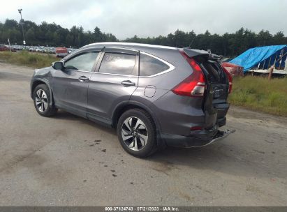 2015 HONDA CR-V TOURING Gray  Gasoline 5J6RM4H99FL099165 photo #4