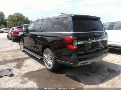 2023 FORD EXPEDITION LIMITED MAX Black  Gasoline 1FMJK2A87PEA38736 photo #4