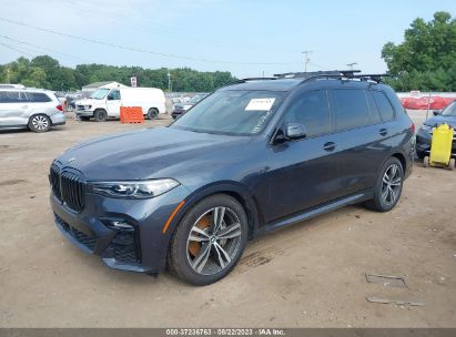 2022 BMW X7 XDRIVE40I Gray  Gasoline 5UXCW2C0XN9K55906 photo #3