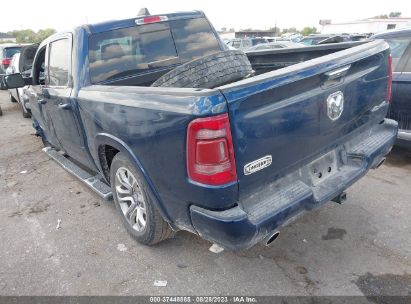 2021 RAM 1500 LIMITED LONGHORN  4X4 5'7" BOX Blue  Gasoline 1C6SRFKT7MN817782 photo #4