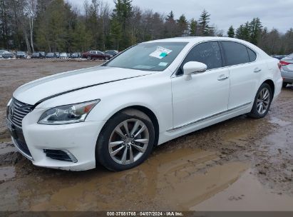 2015 LEXUS LS 460 White  Gasoline JTHCL5EF1F5024073 photo #3