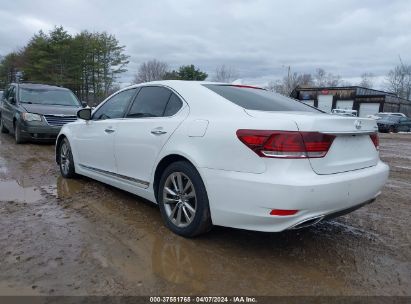 2015 LEXUS LS 460 White  Gasoline JTHCL5EF1F5024073 photo #4