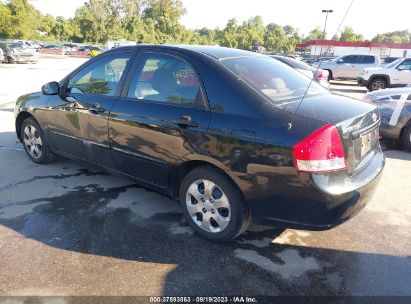 2009 KIA SPECTRA EX Black  Gasoline KNAFE221795652818 photo #4