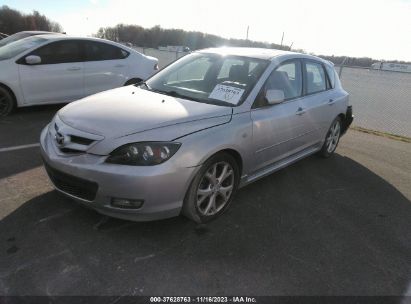 2008 MAZDA MAZDA3 S GRAND TOURING Silver  Gasoline JHHRDM2H5GK002487 photo #3