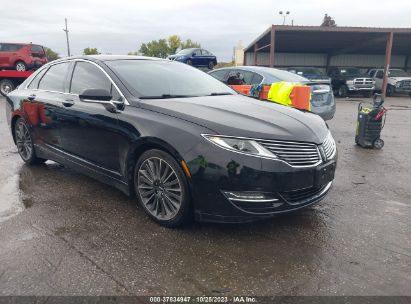 2016 LINCOLN MKZ Black  Gasoline 3LN6L2J90GR609251 photo #1