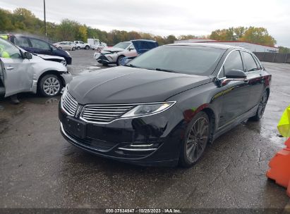 2016 LINCOLN MKZ Black  Gasoline 3LN6L2J90GR609251 photo #3