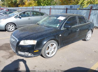 2008 AUDI A4 2.0T Blue  Gasoline WAUAF78E38A112354 photo #3