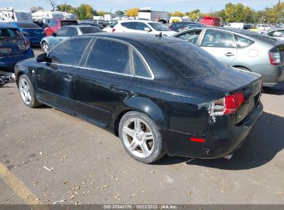 2008 AUDI A4 2.0T Blue  Gasoline WAUAF78E38A112354 photo #4