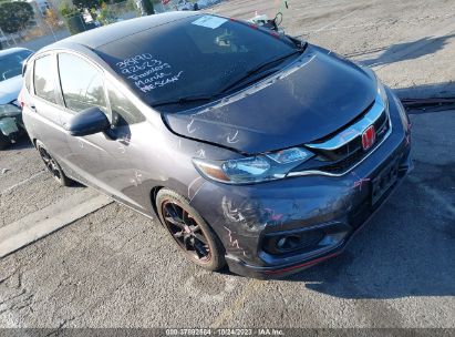 2018 HONDA FIT SPORT Gray  Gasoline 3HGGK5G6XJM700589 photo #1