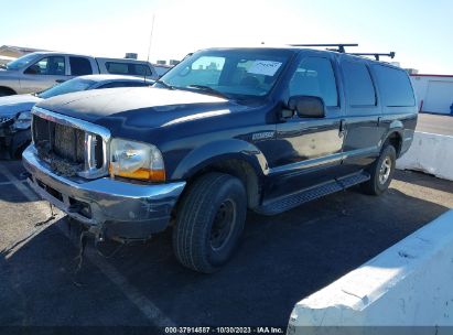 2000 FORD EXCURSION XLT Blue  Diesel 1FMSU41F0YEC78866 photo #3