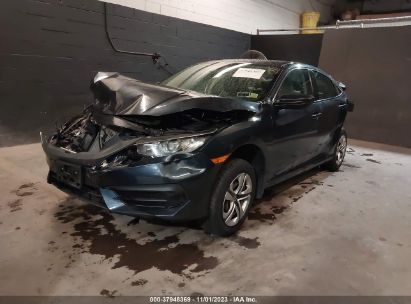 2017 HONDA CIVIC LX Gray  Gasoline 19XFC2F52HE202101 photo #3