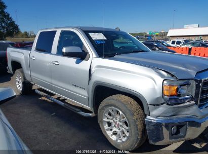 2014 GMC SIERRA 1500 SLE Silver  Flexible Fuel 3GTP1UEH1EG262551 photo #1