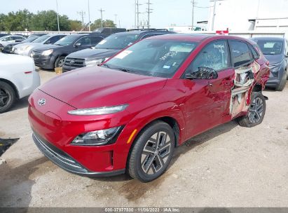 2023 HYUNDAI KONA ELECTRIC SEL Red  Electric KM8K33AG6PU192911 photo #3