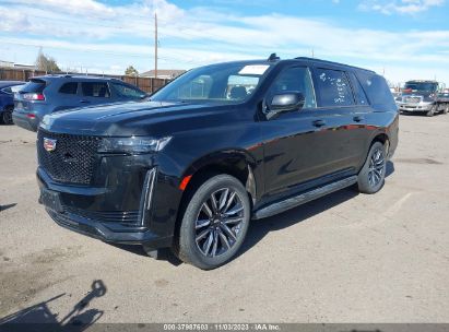 2023 CADILLAC ESCALADE ESV 4WD SPORT Black  Gasoline 1GYS4NKL7PR184872 photo #3