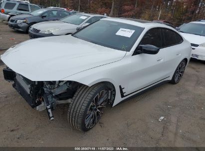 2022 BMW 4 SERIES M440I XDRIVE White  Gasoline WBA13AW02NFM44717 photo #3