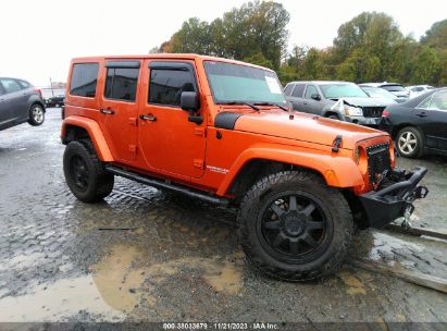 2011 JEEP WRANGLER UNLIMITED SAHARA Orange  Gasoline 1J4BA5H11BL516170 photo #1