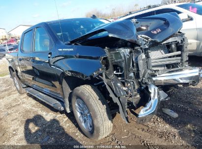 2023 CHEVROLET SILVERADO 1500 4WD  STANDARD BED LT Black  Gasoline 1GCUDDED0PZ317291 photo #1