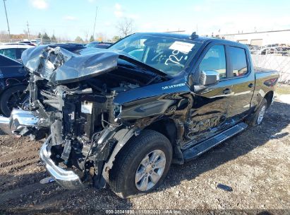 2023 CHEVROLET SILVERADO 1500 4WD  STANDARD BED LT Black  Gasoline 1GCUDDED0PZ317291 photo #3