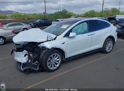 2019 TESLA MODEL X 75D/STANDARD RANGE/LONG RANGE/100D White  Electric 5YJXCDE2XKF182981 photo #3