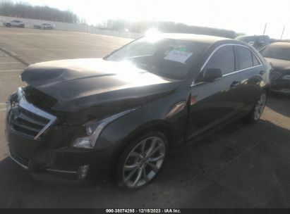 2014 CADILLAC ATS PREMIUM Gray  Gasoline 1G6AL5SX9E0157507 photo #3