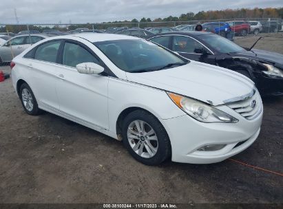 2013 HYUNDAI SONATA GLS White  Gasoline 5NPEB4AC0DH617908 photo #1